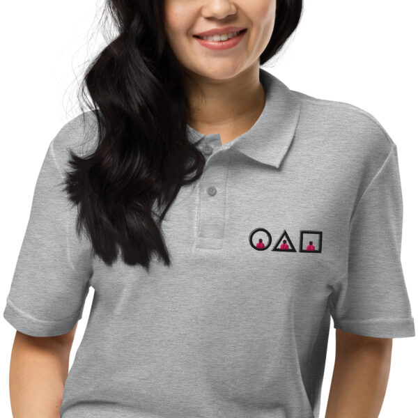 Unisex pique polo shirt - Image 5